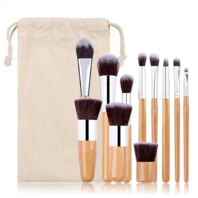 11 Pcs Makeup Brushes Set Fine Workmanship Professional Makeup Brushes with Cloth Bag
