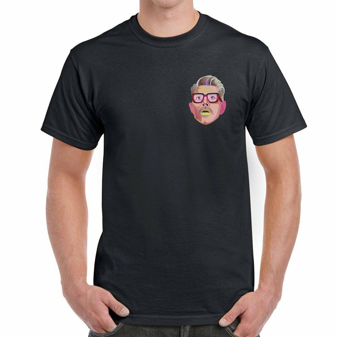 Pocket Jeff Head - T-Shirt - Goldblum Actor Famous Celebrity S разноцветный