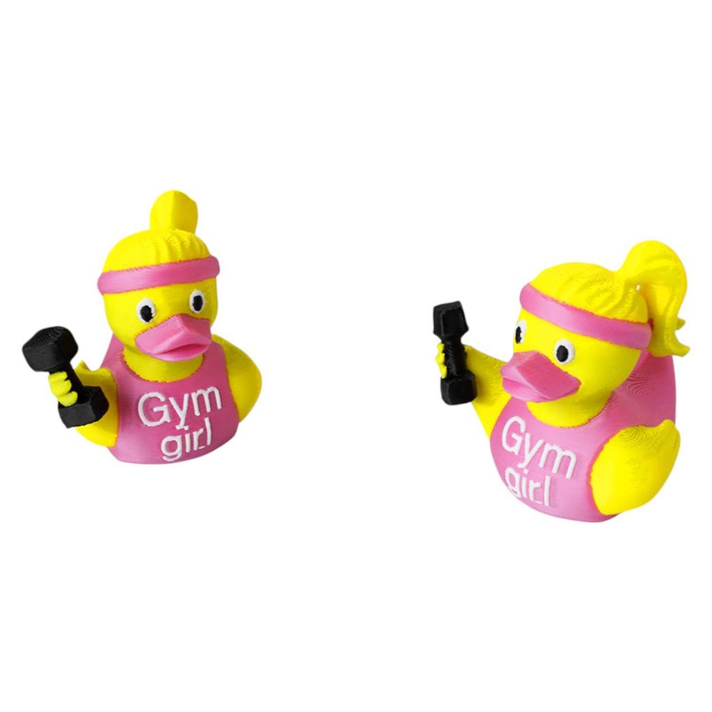 3D Printed Duck Ornament - Creative Fitness Series for Desktop Prank Party