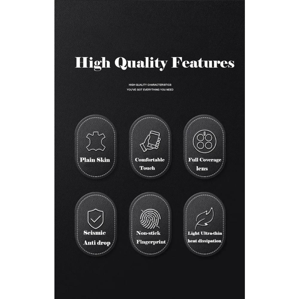 Luxury Genuine Leather Business Phone Case for Asus ROG Phone 8 Pro 8 7 Pro 7  6 5 3 Plain Skin Shockproof Cover for Full Protection Cover