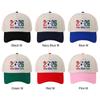 2026 Fußballhut Atmungsaktiv Fußball-Weltmeisterschaft Aufdruck Baseballkappe Hartschalen-Design Outdoor Sonnenschutzmütze Geschenke für Familie Freunde