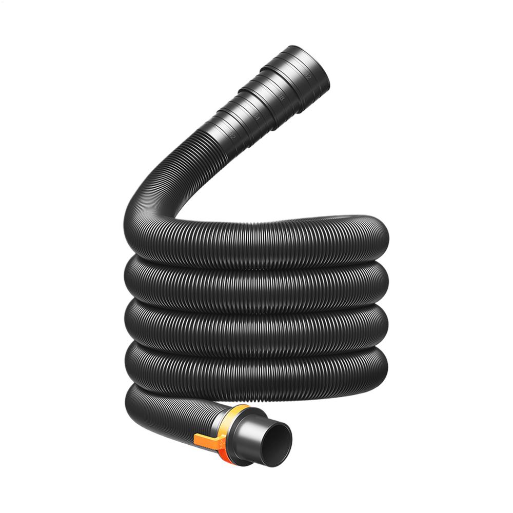 

RV Water Hose Camping Water Hose Trailer Waste Pipe Expandable Sealing Waste Water Hose for Lawn Marine Camping Travel Trailer чёрный