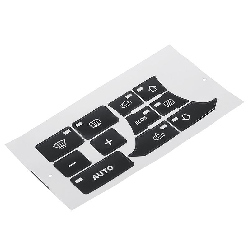 Dashboard A/C Button Repair Kit Stickers Dash Climate Control Switch Sticker Decals for A/UDI A3 8P 2003-2012