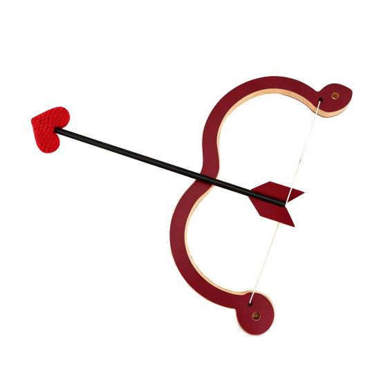 Unisex Mini Amor Pfeil und Bogen Set Valentinstag Halloween Kostümparty Cosplay Accessoire für Erwachsene Jugendliche