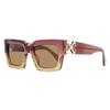 Off White Women S Square myStic SunglaSSeS Oeri14d 316e Burgundy Nude Gradient 52mm 316e