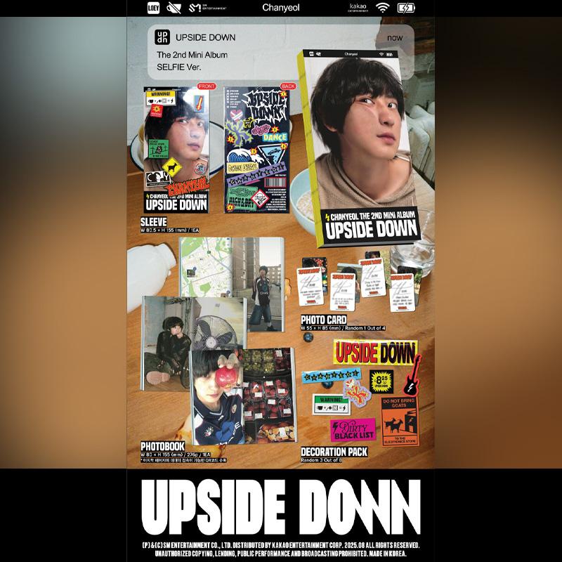 CHANYEOL (EXO) – 2nd Mini Album [Upside Down] (Selfie Ver.)