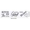 DIY PVC Wall Sticker English Word Pattern Self Adhesive Wallpaper for Home Decoration