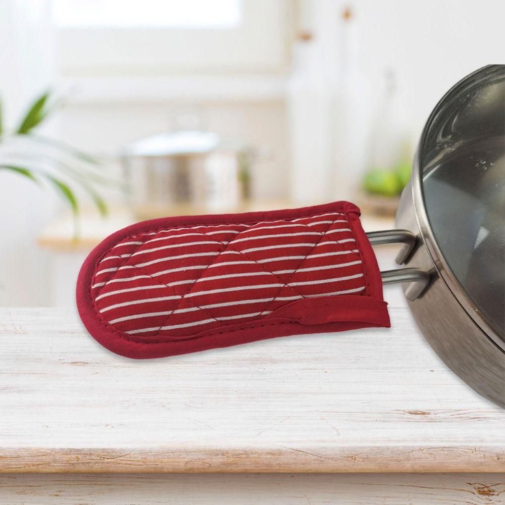 Dismountable Pan Handle Holder Sleeve Cotton Pans Handle Cover Cookware Potholder Milk Pan