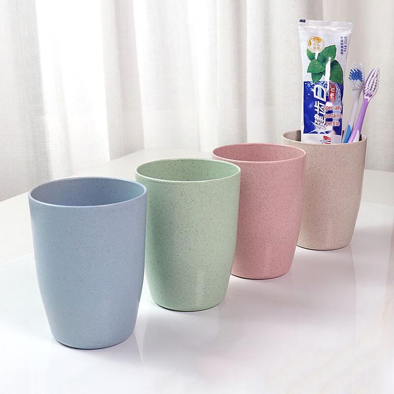 Wheat Fiber Round Mouthwash Cups - 10-Pack