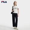 Fila Women's V-Neck Short Sleeve Knitted Top