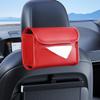 Taschentuchhalter für Auto PU-Leder Gesichts-Serviettenbehälter Rechteckiger Papierhandtuchspender für Fahrzeug LKW Sonnenschutz-Zubehör