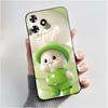 For ZTE V50 Design 4G V 50 Smart Case Cute Rabbit Black Soft Silicone Cover For ZTE Blade A73 4G Axon 50 Lite Phone Case Fundas