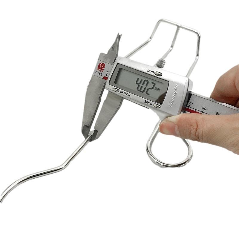 Stainless Steel Outdoor Shoe Drying Rack with Hooks - Thickened, Non-Magnetic, for Balcony.