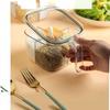 1 Set Multi Grid Multi-Function Seasoning Storage Jar Glutamate Pepper Storage  Transparent Seasoning Box