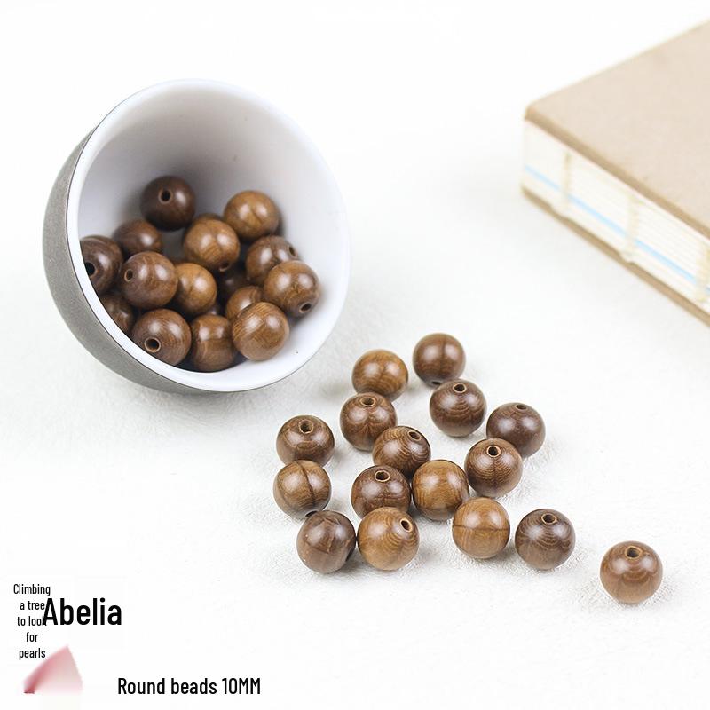 

Wutai Mountain Six-Lobed 10MM Wood Beads: DIY Buddhist Bracelet Rosary Accessories