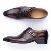 Fashion Luxury Pure Cowhide Leather Men Formal Shoes Oxford Business Office Male Dress Black Coffee Lace-up Party Wedding Handmade Shoes