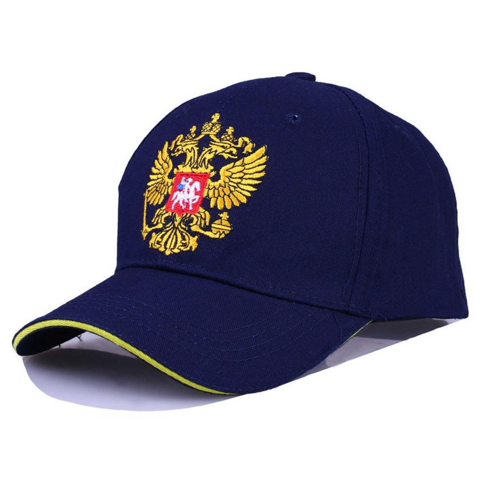 Fashion Russian Emblem Embroidered Baseball Cap Cotton Hip Hop Snapback Cap Adjustable Baseball Hats For Man Women Unisex