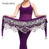 Sexy Sequins Show Costumes Hip Scarf Belly Dance Belt Dancer Skirt Waist Chain