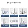 304 Stainless Steel M6 Round Head Hex Socket Cap Screws