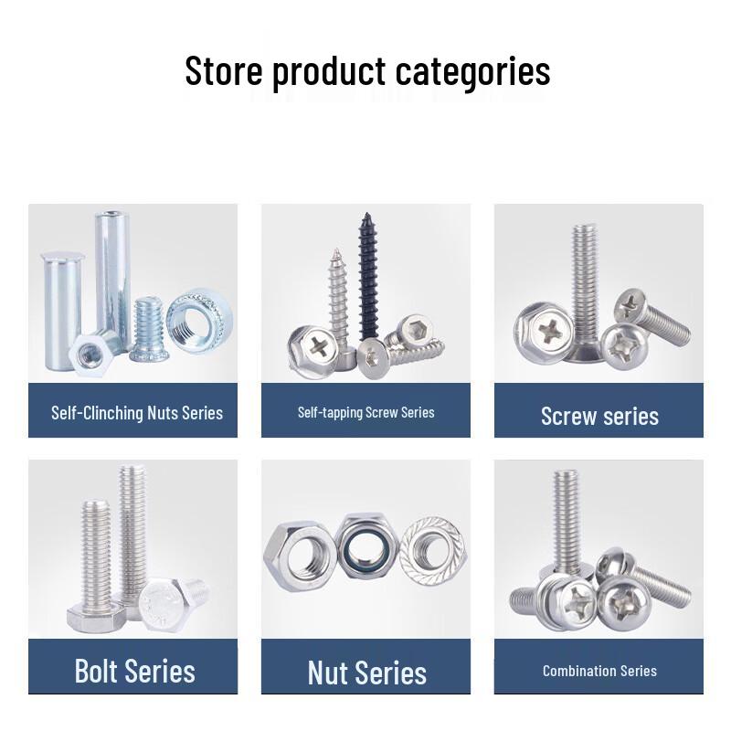 304 Stainless Steel M6 Round Head Hex Socket Cap Screws