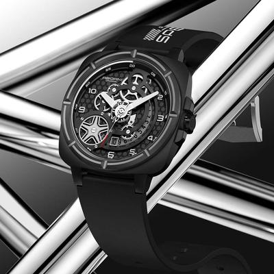 Fashion Men's Sport Watch Silicon Strap High Quality Quartz Watches Waterproof Luminous Casual Mechanical Style Trendy Men Gifts