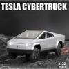 1/32 Tesla Truck Cyber Juguete Camioneta Pick-up Modelo de Camión de Aleación Coche de Metal Fundido a Presión Vehículos Todoterreno Modelo de Coche Sonido Luz Coche Regalos para Niños