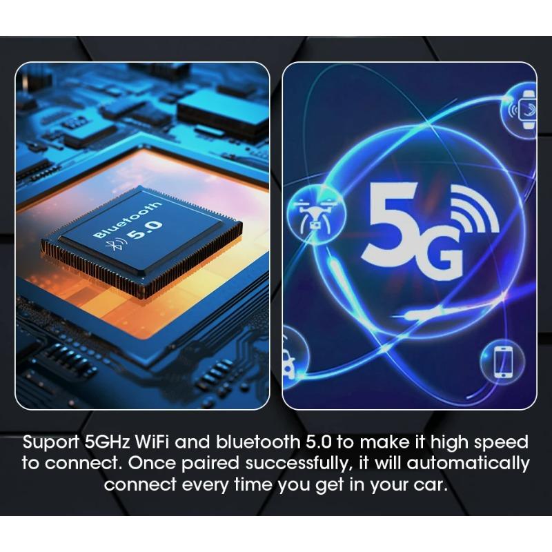 Hot 2in1 Android 12 System Wireless CarPlay Box Android Auto Adapt For Wired CarPlay Display To Wireless Smart Box OEM Upgrade