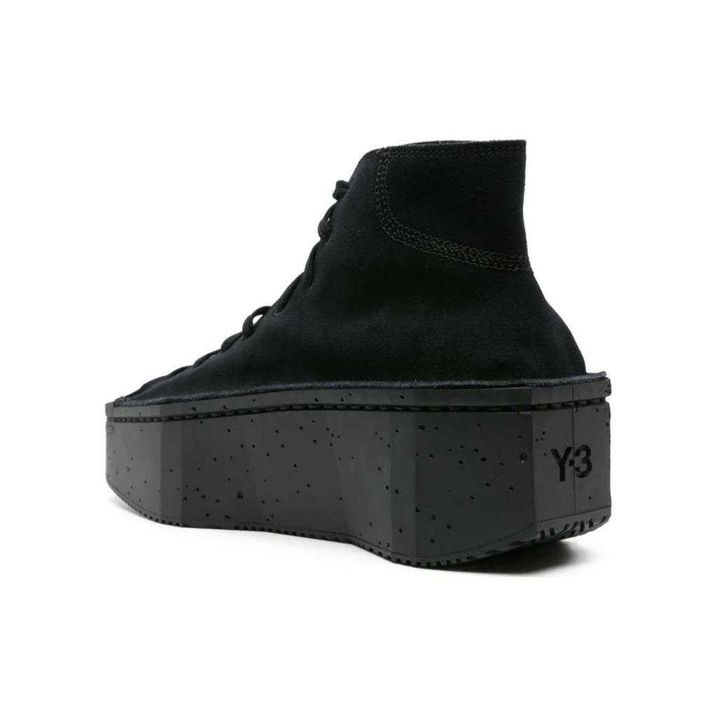 Adidas Y-3 Brick Court High Triple Black Unisex Sneakers IG4095