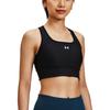 Under Armour Solid Cross-Back Medium Support Sports Bra Women underwear Black 1377916-001