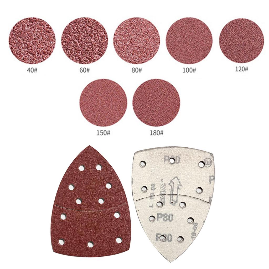 Delta Sander Hook Loop Sandpaper Disc Abrasive Tools For Wood Metal Polish Grit