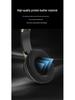 Foldable Over-Ear Bluetooth Headphones with Heavy Bass and Card Slot