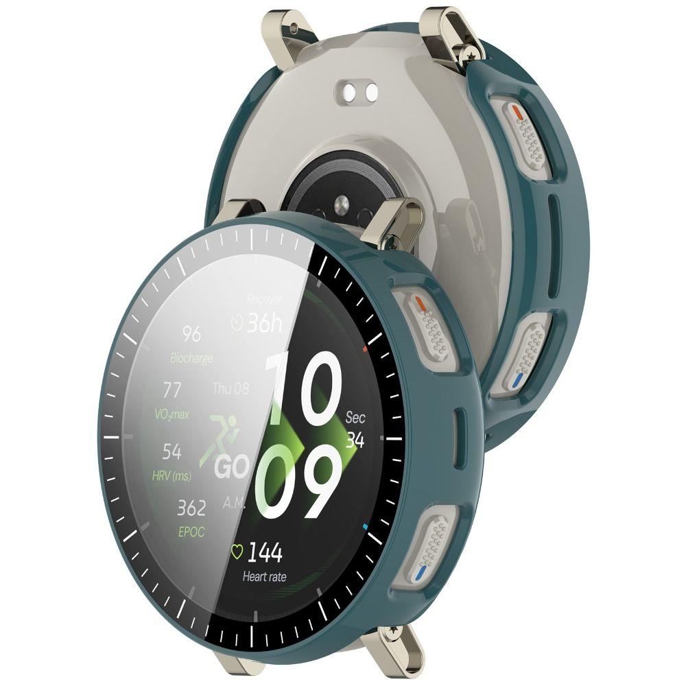 PC+Tempered Screen Protector Cover Shell for Amazfit Active 3 Premium Smart Watch Accessories