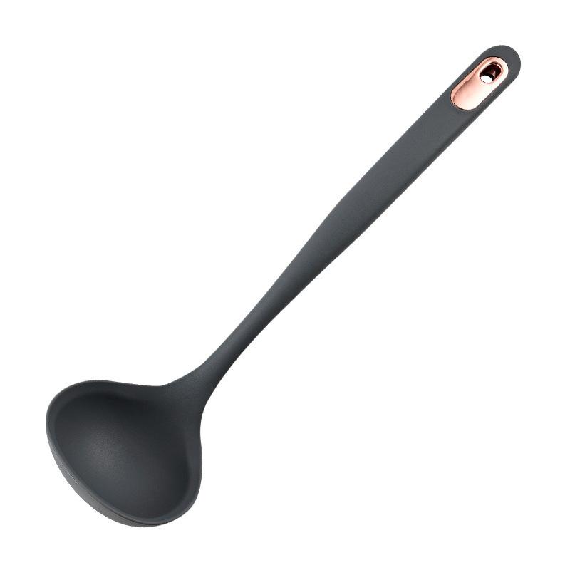 Heat Resistant Wooden Handle Spatula Soup Spoon Skimmer Home Cooking Spatula Non-Stick Cooking Set Kitchen Utensils
