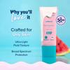 Aqualogica Radiance+ Sunscreen SPF 50 PA+++ With Watermelon & Niacinamide - 50gm