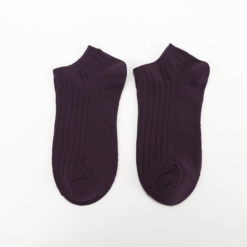 Socks Men's Business and Leisure Spring and Summer Combed Cotton Socks Sweat and Anti-odour Sports Low Invisible Socks