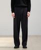 HYOJI Double-Pleat Semi-Wide Slacks (All Seasons, Summer - 8 Colors) (Type A)
