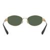 Coach 7192D C Logo Metal Irregular Frame Sunglasses Unisex sunglasses Gold 0HC7192D-900571