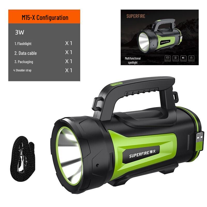 Shenhuo M15-X Super Bright LED Rechargeable Flashlight