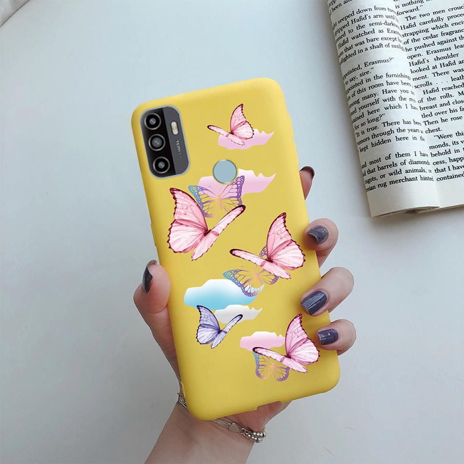 For OPPO A53S 2020 Case Cartoon Coque Heart Painted Silicone Phone Back Cover For oppo a53s A 53s A53 s oppoa53 2020 Shell Case