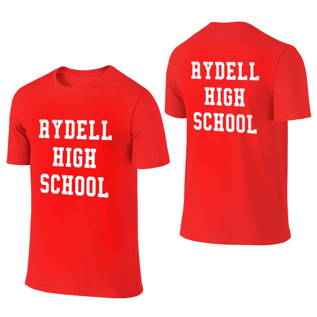 Rydell High School Casual Reversible Tshirt Versatile Outdoor Soft Tones Tees