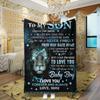 Love and Family Wishes digital-printed polyester Bedroom velvet flannel soft sofa cover blanket Fleece soft sofa cover blankets