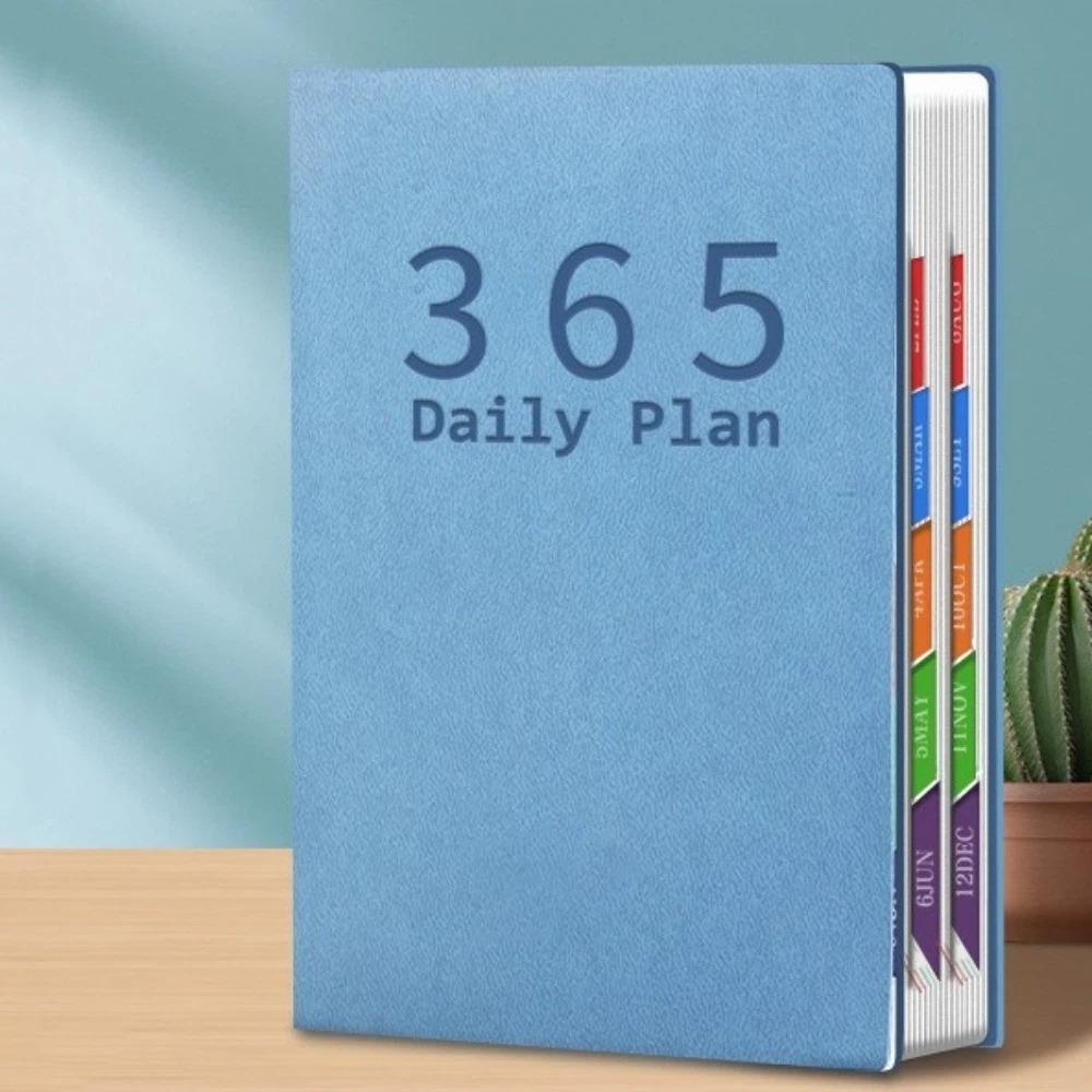 Portable Pocket Schedule Book Hardcover Agenda Book Time Efficiency Notepad Weekend Combined