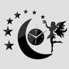 Acrylic Mirror Wall Clock Sticker for Living Room and Study - DIY Creative Hanging Clock
