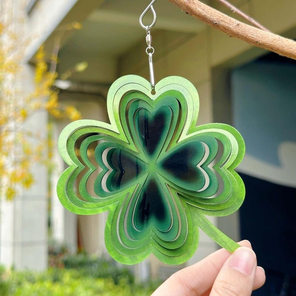 Butterfly Rotating Pendant 3D Wind Spinner Vintage Mandala Wind Chime  Garden Decoration