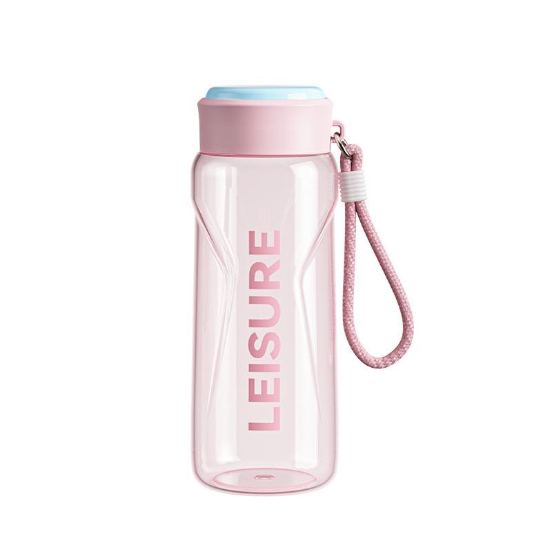 Water Bottle New Large-capacity Plastic Cup Sealed Leak-proof Direct Drinking Sports Kettle High Value Outdoor Portable Drinking Water Plastic Cup