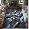Manchester United Geprint Flanellen Vloerkleed Niet-Glijdend Zacht Polyester Vloerkleed Binnen Decoratie Mat voor Slaapkamer Woonkamer Bank