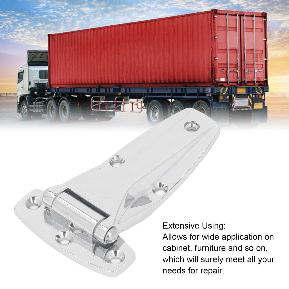 Silver T Strap Hinge Zinc Alloy Material Zinc Alloy T Hinge  Toolboxes and Cargo Trailers