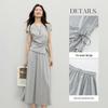 Women's Short Sleeve Top & Skirt Two-Piece Set