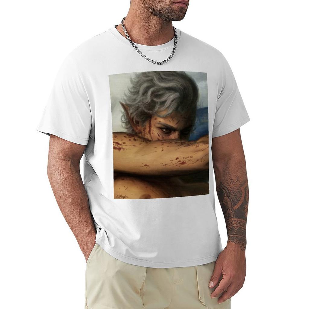 The Pale Elf Astarion Tshirt Breathable Workout Short Sleeve Top