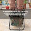 Fishing Chair with Cooling Bag with Backpack Folding Chair Backpack Chairs for Adults Backpack Stool For RV Hiking, Hunting